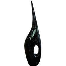 Load image into Gallery viewer, "Black Hole" Murano Glass Vase