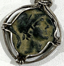 Load image into Gallery viewer, Ancient Coin of Athena as Pendant Necklace