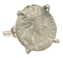 Load image into Gallery viewer, Marcus Aurelius Coin Made Into Ring