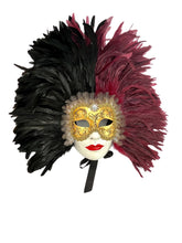 Load image into Gallery viewer, Luxurious Feathered Venetian Mask