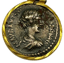 Load image into Gallery viewer, Roman Empress Julia Domna and Zeus Coin