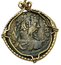 Load image into Gallery viewer, Beautiful Emperor Severus Coin Pendant