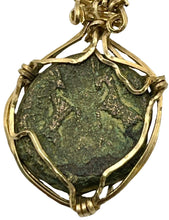 Load image into Gallery viewer, Ancient Aries the Ram Coin Pendant