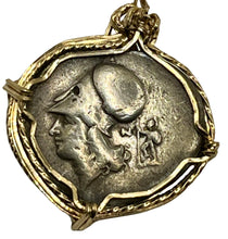 Load image into Gallery viewer, Athena, Nike and Pegasus Coin Pendant