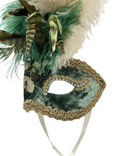 Load image into Gallery viewer, Feathered Venetian Mask