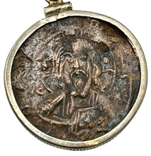 Load image into Gallery viewer, Ancient Coin of Jesus and Christian Cross