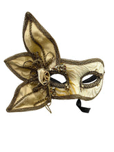 Load image into Gallery viewer, Gold Venetian Face Mask