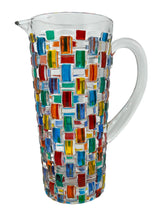 Load image into Gallery viewer, Venetian Glass Hand Painted Pitcher
