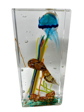 Load image into Gallery viewer, Murano Glass Paperweight Aquarium