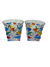 Load image into Gallery viewer, Pair of Beautiful Venetian Whiskey Glasses