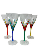 Load image into Gallery viewer, Set of Venetian Wine Glasses