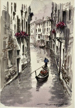 Load image into Gallery viewer, Watercolor Painting of Venice by Bonazzon