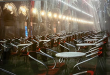 Load image into Gallery viewer, Rainy Night in Venice Photograph on Aluminum
