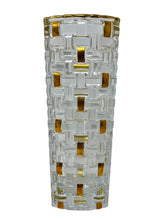 Load image into Gallery viewer, Lovely Gold Trimmed Venetian Glass Vase