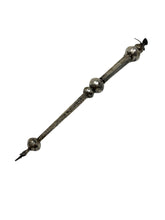 Load image into Gallery viewer, Extremely Rare Antique Silver Torah Pointer Dated 1844 with Gemstones