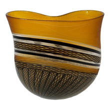 Load image into Gallery viewer, Murano "1 of 1" Amber Glass Vase by Schiavon