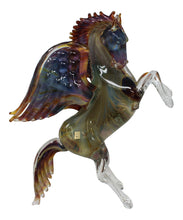 Load image into Gallery viewer, Murano Glass Pegasus Horse by Oscar Zanetti