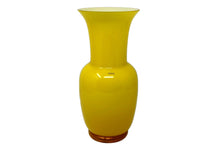 Load image into Gallery viewer, Opalino Vase by Venini - Yellow