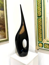 Load image into Gallery viewer, "Black Hole" Murano Glass Vase