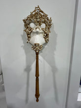 Load image into Gallery viewer, Venetian Bauta Mask with Swarovski Crystals