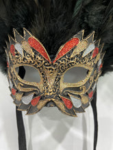 Load image into Gallery viewer, Black and Red Eye Mask