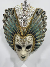 Load image into Gallery viewer, Beautiful Fan Style Venetian Mask