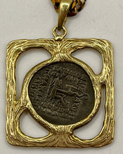 Load image into Gallery viewer, Ancient Parthian Coin with Custom 18K Bezel