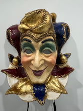 Load image into Gallery viewer, Jolly Joker Venetian Mask