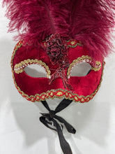 Load image into Gallery viewer, Rosalinda Feather Mask