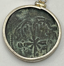 Load image into Gallery viewer, Ancient Coin of Jesus and Christian Cross