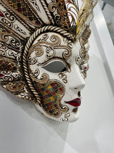 Load image into Gallery viewer, Arlecchino Patterned Fan Mask