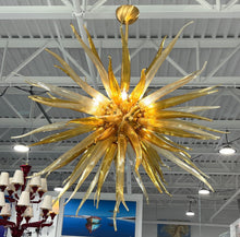 Load image into Gallery viewer, Sol Murano Glass Chandelier by Cenedese
