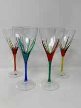 Load image into Gallery viewer, Set of Venetian Wine Glasses