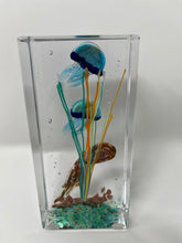 Load image into Gallery viewer, Murano Glass Paperweight Aquarium