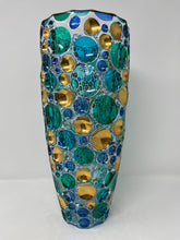 Load image into Gallery viewer, Amazing Blue Venetian Centerpiece Vase