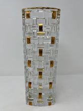 Load image into Gallery viewer, Lovely Gold Trimmed Venetian Glass Vase