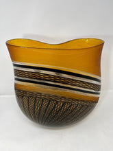 Load image into Gallery viewer, Murano "1 of 1" Amber Glass Vase by Schiavon