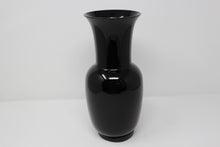 Load image into Gallery viewer, Black Opalino Vase by Venini of Murano