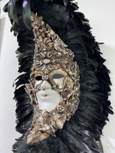 Load image into Gallery viewer, Luna Moon Mask with Swarovski Crystals