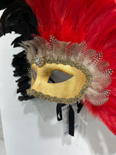 Load image into Gallery viewer, Traditional Feathered Mask