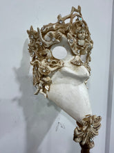 Load image into Gallery viewer, Venetian Bauta Mask with Swarovski Crystals
