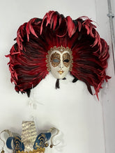 Load image into Gallery viewer, Deluxe Full Face Feather Mask
