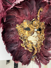 Load image into Gallery viewer, Incredible Ostrich-feathered Mask
