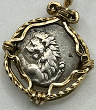 Load image into Gallery viewer, Lion and Sun Chersonesos Coin 400 BCE