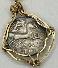 Load image into Gallery viewer, Roman Chariot and Gladiator Coin