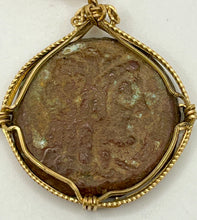 Load image into Gallery viewer, Ancient Cleopatra Coin 140 BCE