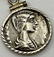 Load image into Gallery viewer, Empress Julia Domna & Diana, Goddess of the Hunt Coin Pendant