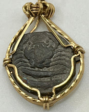 Load image into Gallery viewer, Ancient Crab Coin from Sicily