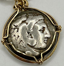 Load image into Gallery viewer, Beautiful Alexander the Great Coin Necklace