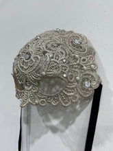Load image into Gallery viewer, Lace and Jewels Mask
